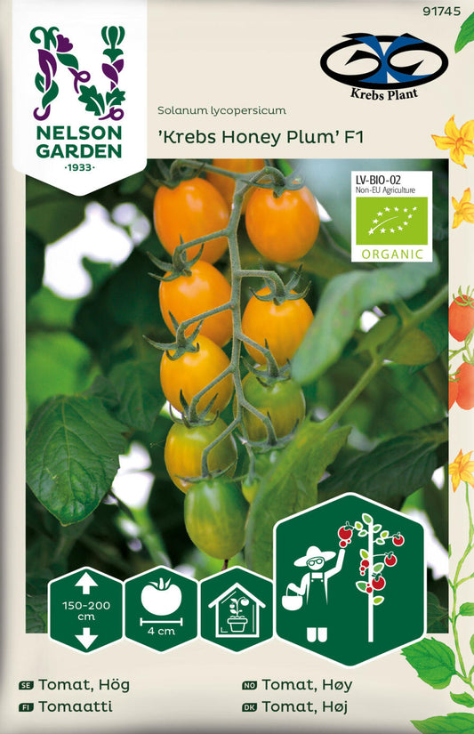Bilde av Tomat, Høy, Krebs Honey Plum F1-Spanne Plantesalg
