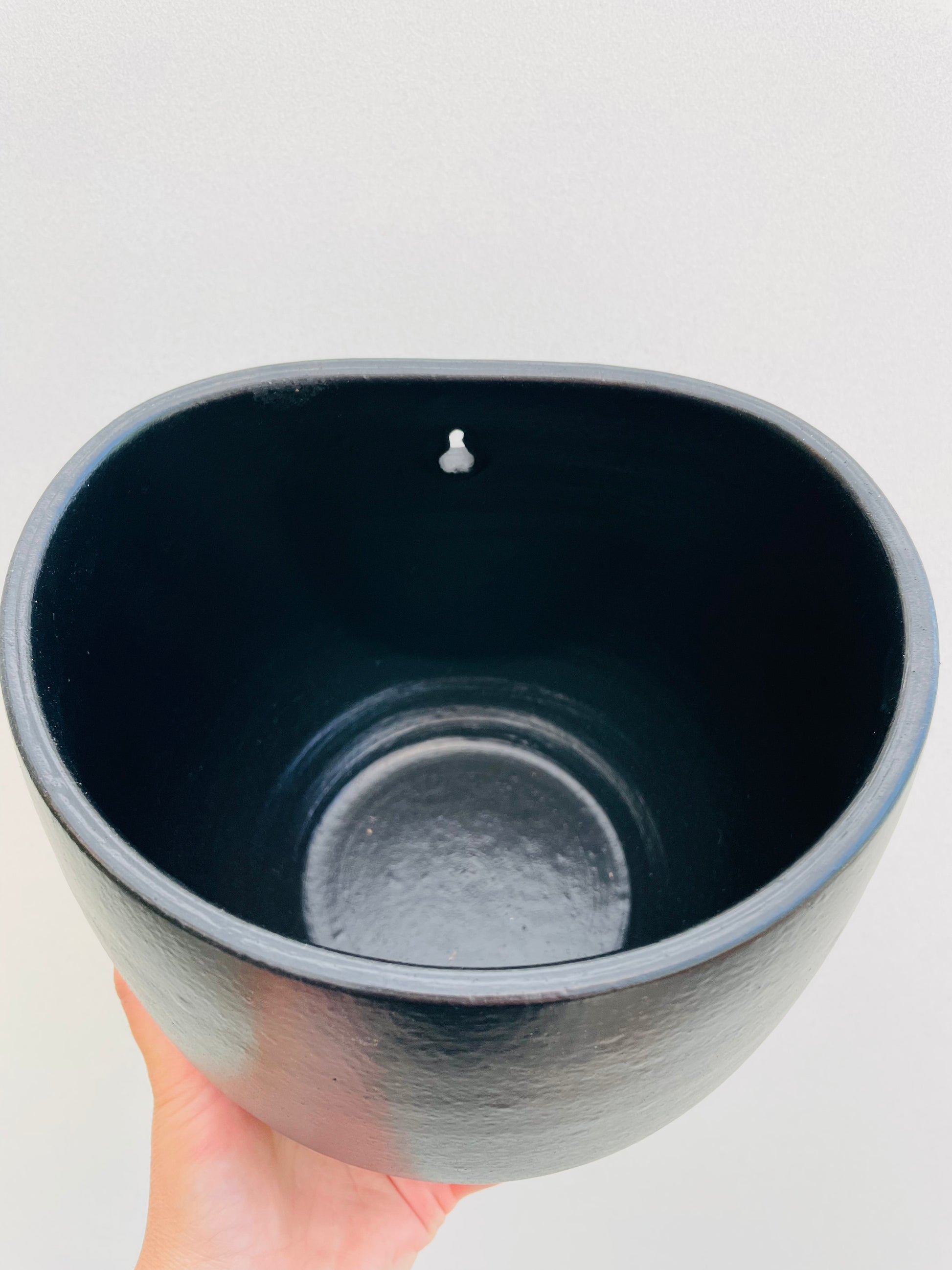 Bilde av Veggpotte svart 16 cm-Spanne Plantesalg