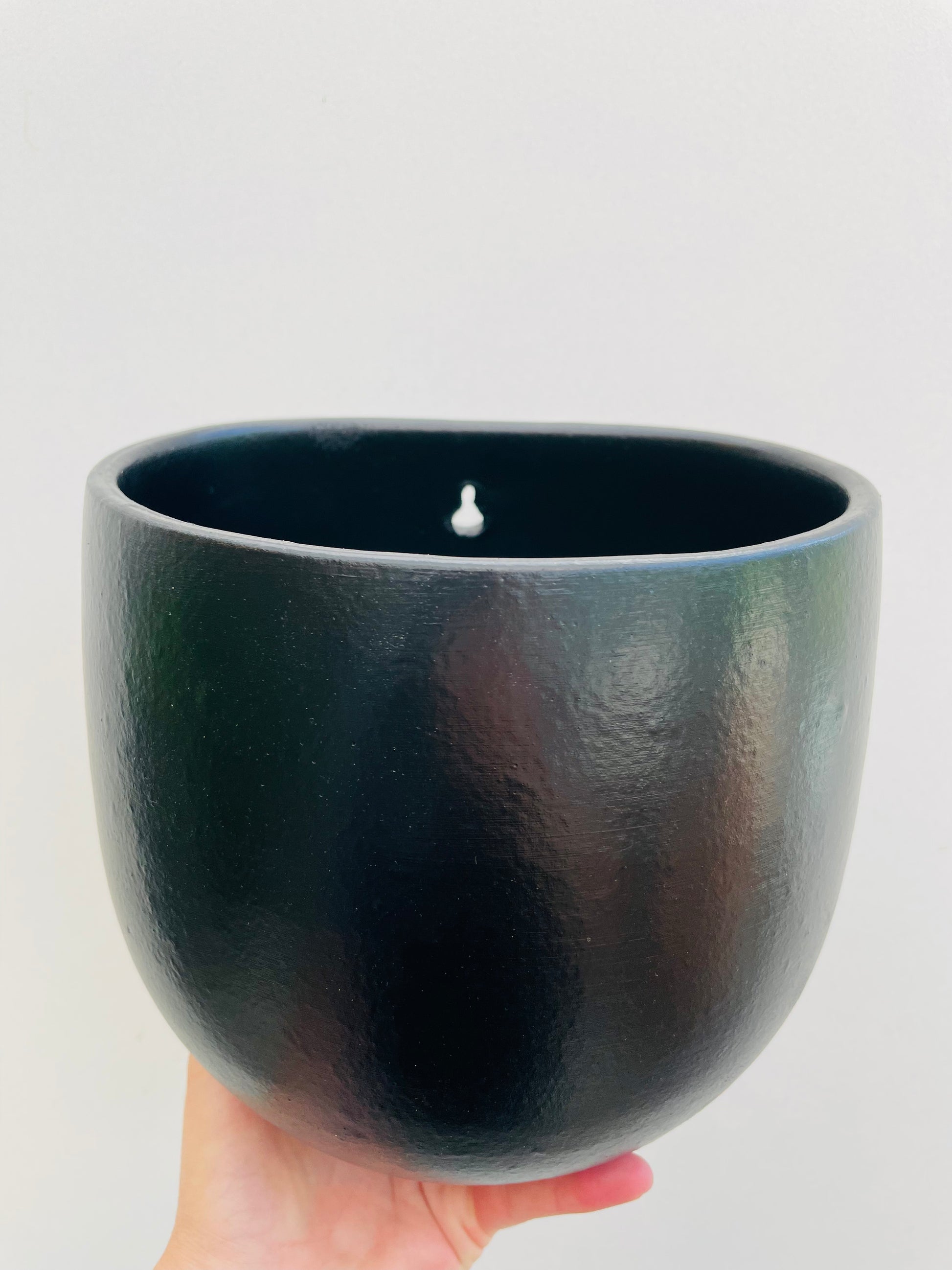 Bilde av Veggpotte svart 16 cm-Spanne Plantesalg