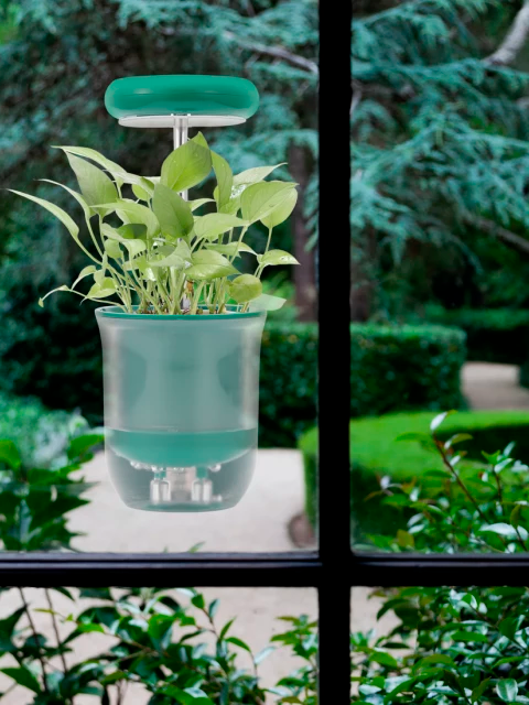 Bilde av Selvvanningspotte mini med LED lys-Spanne Plantesalg