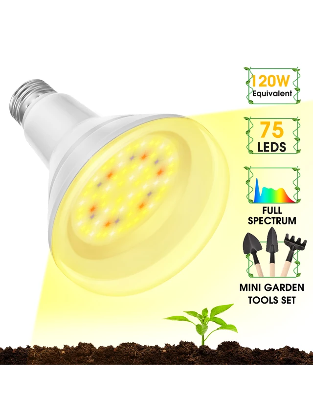 Plantelys LED-pære E27 12 W