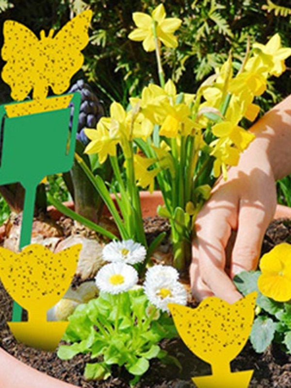 Bilde av Holder til gule limfeller pakke a 12 st-Spanne Plantesalg
